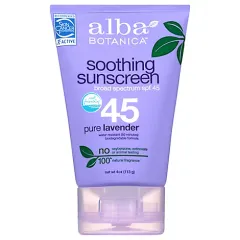 Alba Botanica - SPF 45 Pure Lavender Smoothing Sunscreen