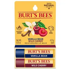 Burt's Bees - 100% Natural Moisturizing Lip Balm Wild Cherry and Vanilla Bean