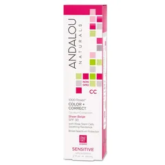 Andalou Naturals - 1000 Roses CC Color + Correct Sheer Beige SPF 30