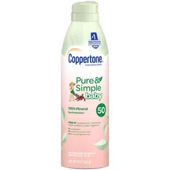 Coppertone - Pure & Simple Baby SPF 50 Spray Sunscreen