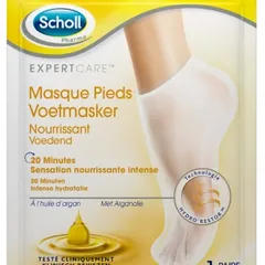 Scholl - Expertcare Nourishing Foot Mask With Argan Oil 1 Pair