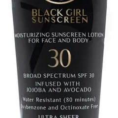 Black Girl Sunscreen - Moisturizing Sunscreen Lotion SPF 30
