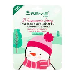 The Crème Shop - A Snowman's Story - Hyaluronic Acid, Glycerin, and Jeju Mineral Water Sheet Mask