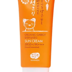Whamisa - Organic Carrot Baby and Kids Sun Cream SPF 50