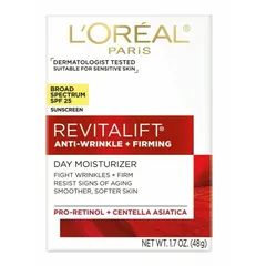 Wet Hair LLC - LOreal Paris Skincare Revitalift Anti Wrinkle and Firming Day Moisturizer SPF 25, 1