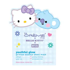 The Crème Shop x Hello Kitty x BT21 - Hello Kitty & BT21 Youthful Glow Printed Essence Sheet Mask