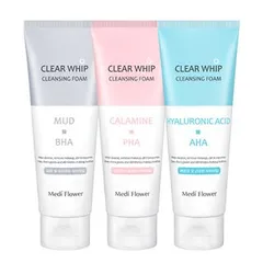 MediFlower - Clear Whip Cleansing Foam - 3 Types