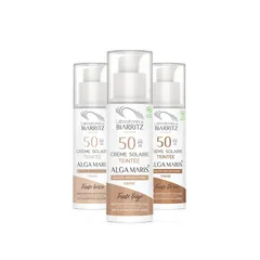Laboratoires de Biarritz - Certified organic SPF50 Tinted Face Sun Cream