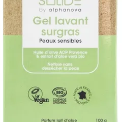 Alphanova - Solid Aloe Milk Scented Superfatted Cleansing Gel Organic