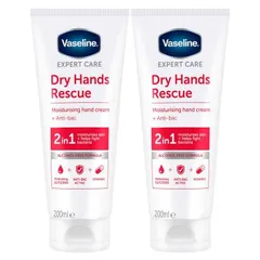 Vaseline - Dry Hands Rescue 2 in 1 Moisturising and Anti-bacterial Hand Cream