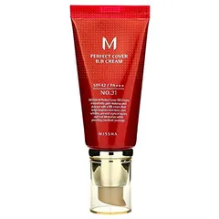 MISSHA - M Perfect Cover Bb Cream #31 Spf 42 Pa+++ -Lightweight, Multi-Function, High Coverage Makeup To Help Infuse Moisture For Firmer-Looking Skin With Reduction In Appearance Of Fine Lines