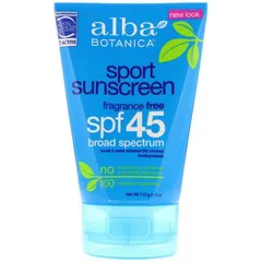Alba Botanica - Very Emollient, Sport Sunscreen SPF 45
