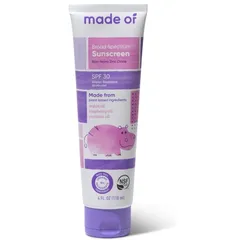 MADE OF - Organic Baby Sunscreen SPF 30 - EWG Rated 1 - Gluten Free Certified - Broad Spectrum 100% Natural Sunscreen