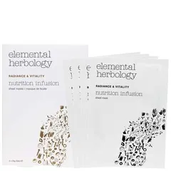 Elemental Herbology - Facial Treatments Nutrition Infusion Sheet Masks