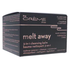 The Crème Shop - Melt Away 3-in-1 Cleansing Balm Clarifying Charcoal