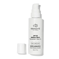 Odacite - SPF50 Mineral Drops Niacinamide + Green Tea Écran Solaire Invisible