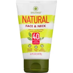 Safe Harbor - Natural Face & Neck Sunscreen Lotion, SPF 40
