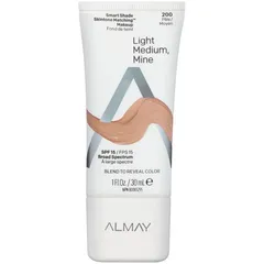 Almay - Smart Shade Skintone Matching Makeup, Oil Free, SPF 15, - 200 Light Medium Mine