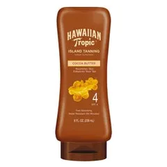 Island Tanning Lotion Sunscreen, SPF 4