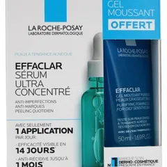 La Roche-Posay - Effaclar Ultra Concentrated Serum + Purifying Foaming Gel Free