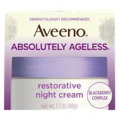 Aveeno - Absolutely Ageless Restorative Night Face Cream Blackberry
