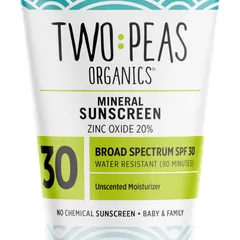 Two Peas Organics - SPF 30 UNSCENTED MINERAL LOTION