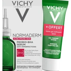 Normaderm Probio-BHA Anti-Imperfection Serum + Deep Purifying Cleansing Gel Free