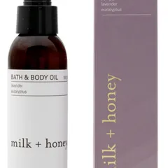 Milk + Honey - Lavender, Eucalyptus Bath & Body Oil No.08