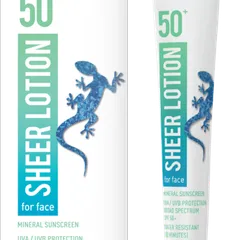 Blue Lizard - Sheer Mineral Sunscreen Lotion for Face SPF 50+ * Tube