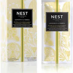 NEST Fragrances - Grapefruit & Verbena Water Activated Foaming Cleansing Towelettes