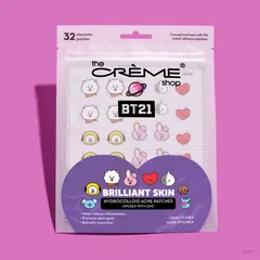 The Crème Shop x BT21 - : Brilliant Skin - Hydrocolloid Acne Patches | Infused with Zinc