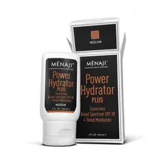 Menaji - Power Hydrator PLUS Sunscreen Broad Spectrum SPF 30 + Tinted Moisturizer - Medium