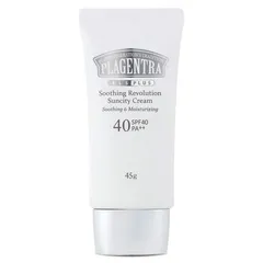 Ph.Drop - Plagentra Sunscreen Soothing Revolution Suncity Cream with Natural Ingredient and Vitamin C Formulated with EGF and FGF Serum Dual Sun Protection from UVA and UVB SPF40-1.58 Ounce