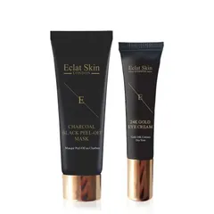UNDER EYE CREAM 24K GOLD + PURIFYING BLACK PEEL-OFF MASK 24K GOLD