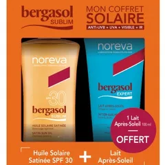Noreva - Bergasol Sublim Satiny Sun Oil SPF30 + After-Sun Milk Face and Body Free