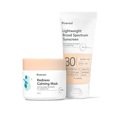 SPF 30 Lightweight Sunscreen and Redness Calming Mask