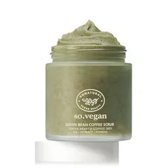 so natural - So Vegan Green Bean Coffee Scrub