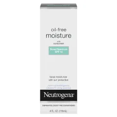 Oil Free Facial Moisturizer With SPF 15 Sunscreen Fragrance-Free