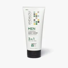 Andalou Naturals - MEN Invigorating Body Wash 3 IN 1