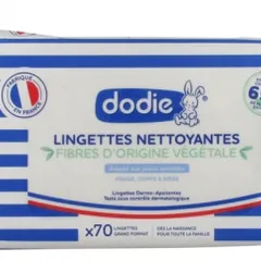 Cleansing Wipes Botanical Origin Fibers 70 Large Wipes