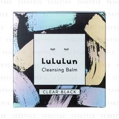 Lululun - Cleansing Balm Clear Black