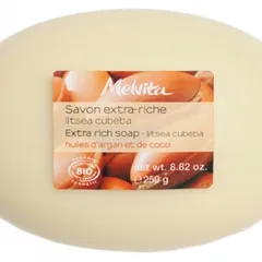 Melvita - Extra-Rich Soap Argan and Coconut Oil Organic