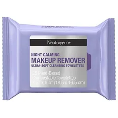 Neutrogena - Night Calming Facial Cleansing Wipes, Hypoallergenic