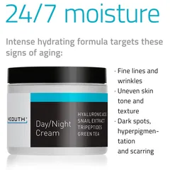 Day/Night Cream with Snail Extract, Hyaluronic Acid, Green Tea, Peptides