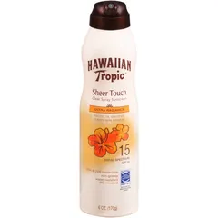 Hawaiian Tropic - Sheer Touch Ultra Radiance Clear Spray Sunscreen Broad Spectrum SPF 15 - 6 Ounces