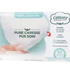 Cottony - Wipes Sensitive Skins 60 Wipes