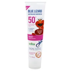 Blue Lizard - Baby Mineral Sunscreen – No Chemical Actives – SPF 50+ UVA/UVB Protection, 5 Ounce Tube