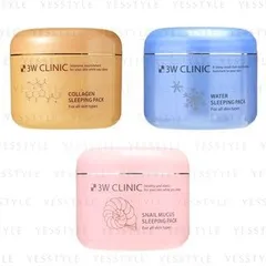 3W Clinic - Sleeping Pack - 3 Types