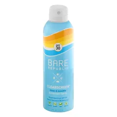 Bare Republic - ClearScreen Clean & Invisible Broad Spectrum Sunscreen Spray, SPF 30