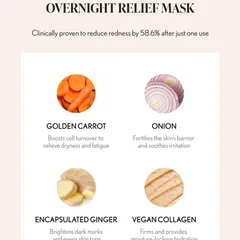 GOLDEN CARROT OVERNIGHT RELIEF MASK
